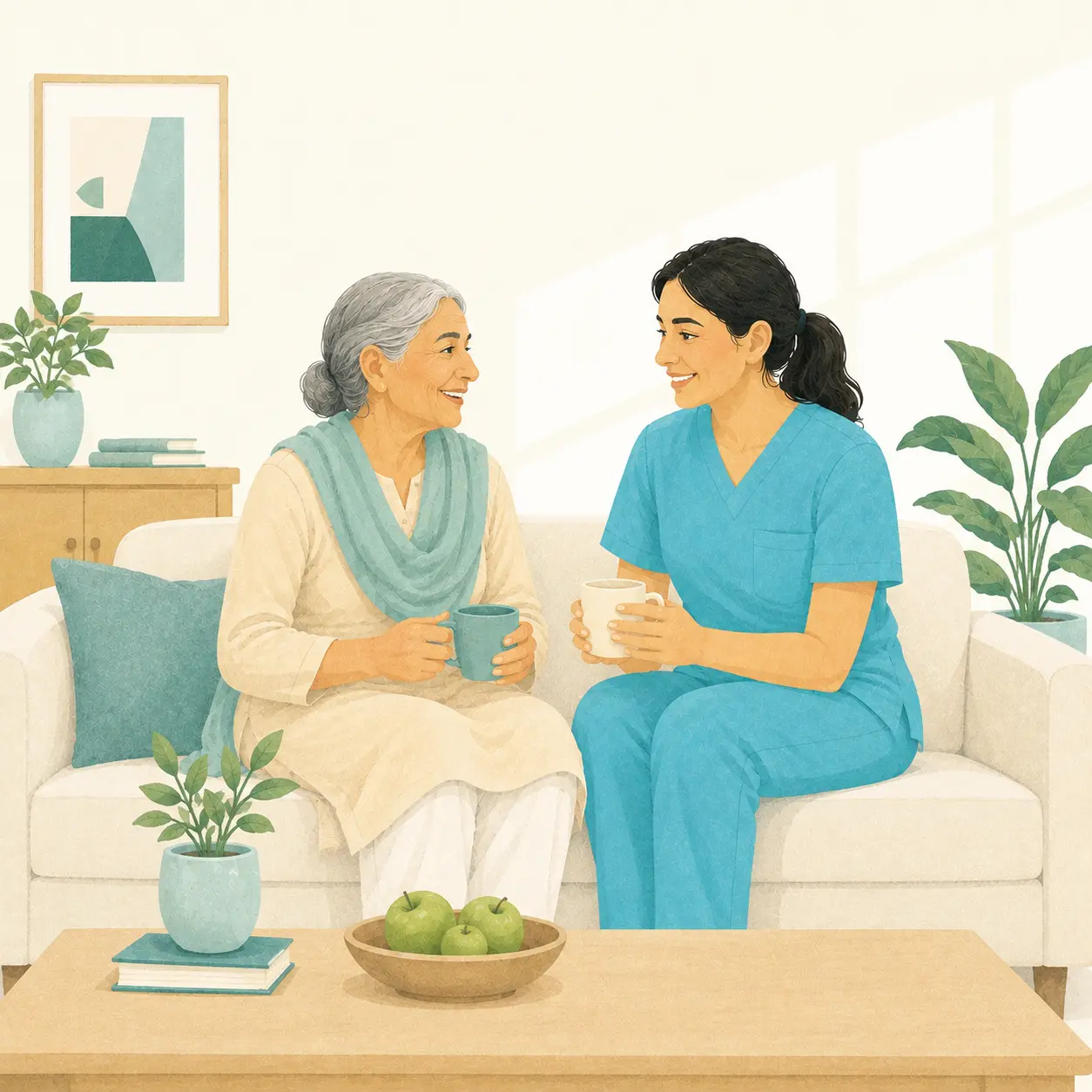 Elderly companion at home